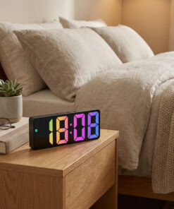 ساعت رومیزی دیجیتال مدل صفحه رنگی کد GH0725D
