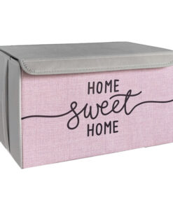 باکس لباس و نظم دهنده طرح لینن مدل HOME SWEET HOME کد S2