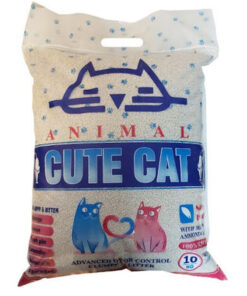 خاک بستر گربه کیوت کت مدل ANIMALCAT وزن 10 کیلوگرم