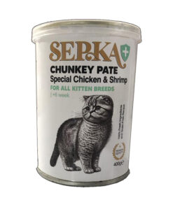 کنسرو غذای گربه بالغ سپکا پلاس مدل chicken chunkey طعم مرغ وزن 400 گرم