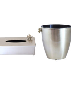 ست سطل و جای دستمال سالی نو مدل پروانه کد N-826
