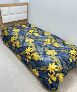 روکش لحاف ناتوسا مدل برگ انجیری یک نفره سایز 160x220 سانتی متر