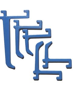 پایه نگهدارنده طبقه دیواری مدل پگبورد پینی مجموعه 5 عددی