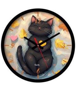 ساعت رومیزی عقربه‌ای راویتا مدل گربه کد 3545