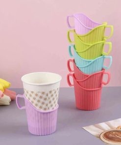 استند لیوان یکبار مصرف مدل CM-220 بسته 20 عددی