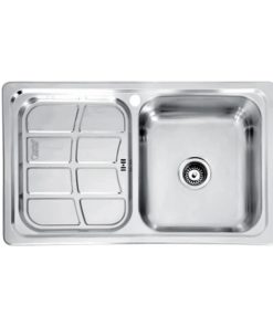 سینک ظرفشویی استیل توکار یک لگنه نگین الماس مدل SA-40