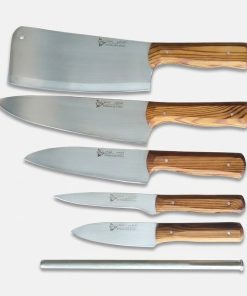 سرویس چاقو آشپزخانه 6 پارچه الماس زنجان مدل 03